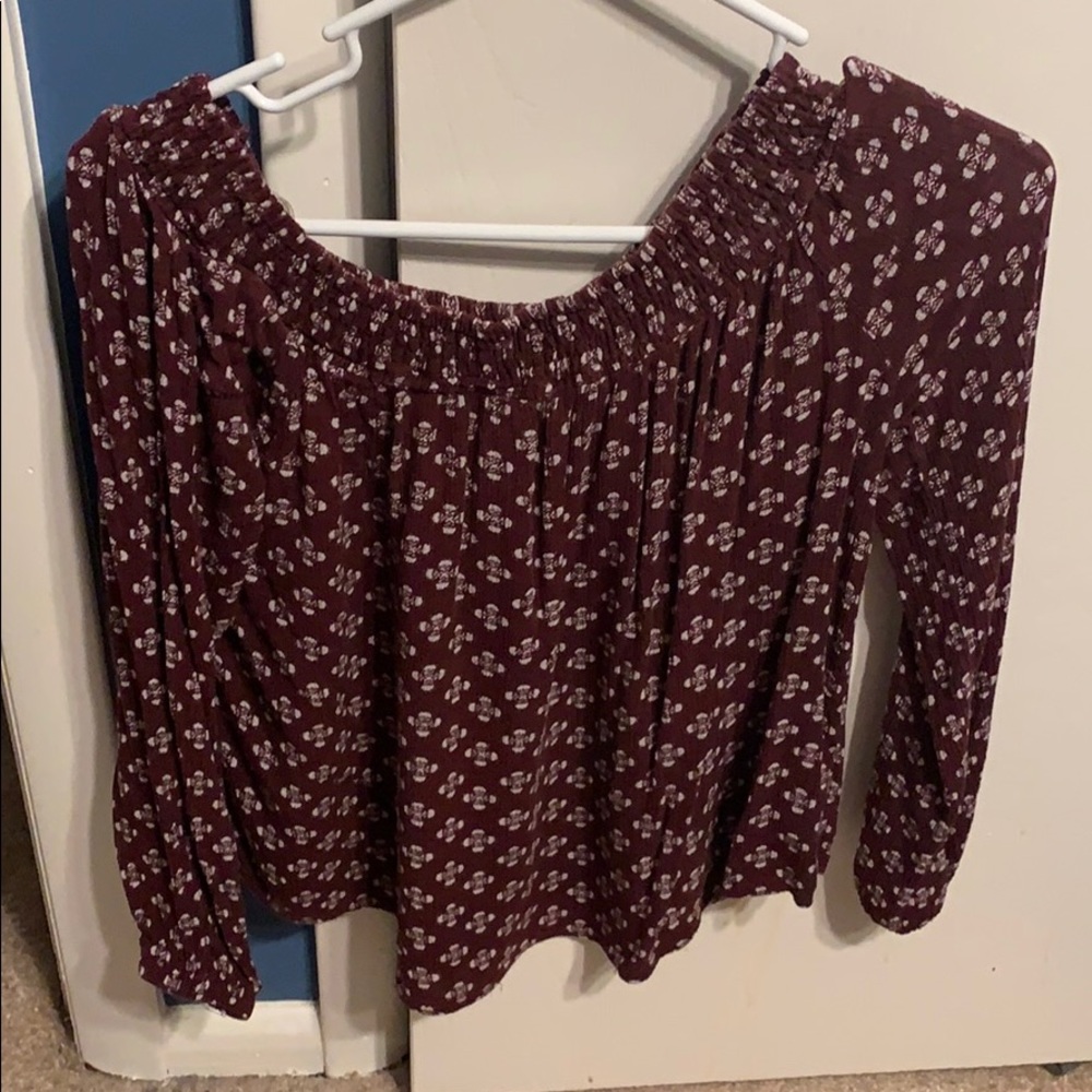 Off the shoulder shirt